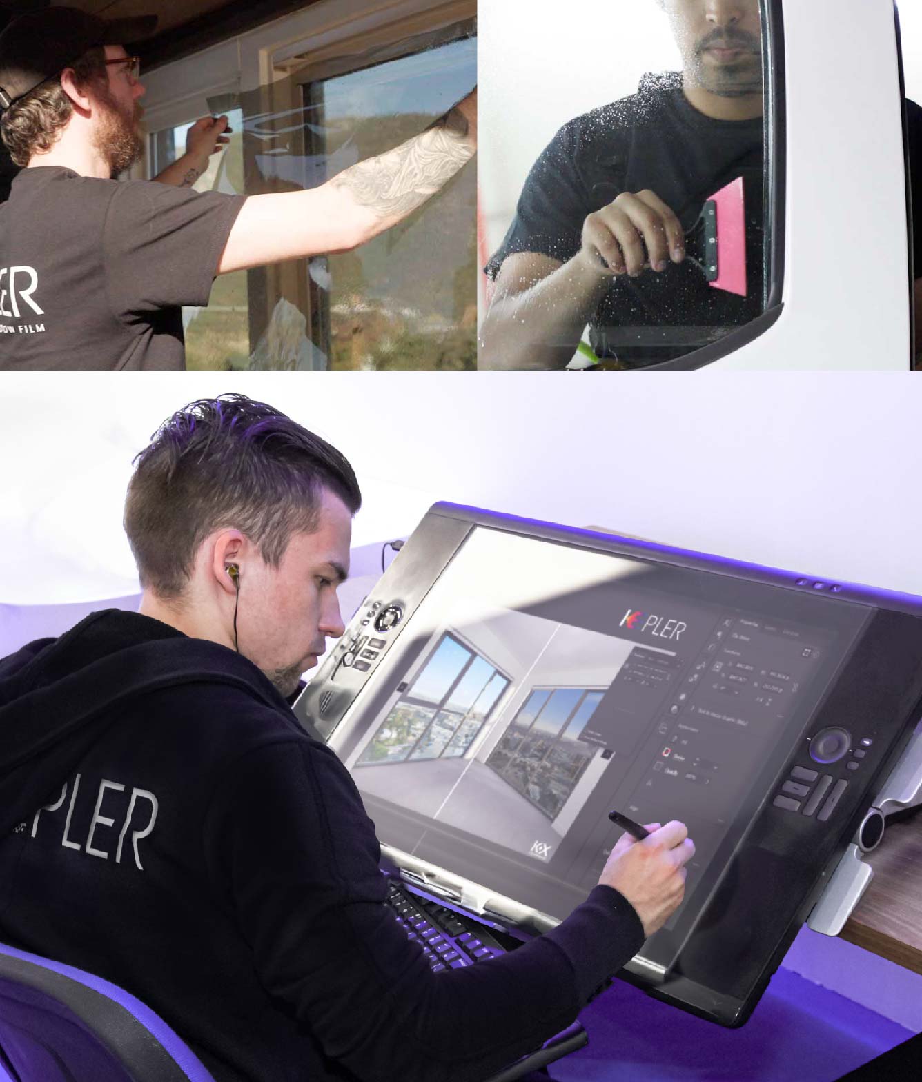 Kepler Specialist Performing Commercial Window Tinting in Beaverton Beaverton