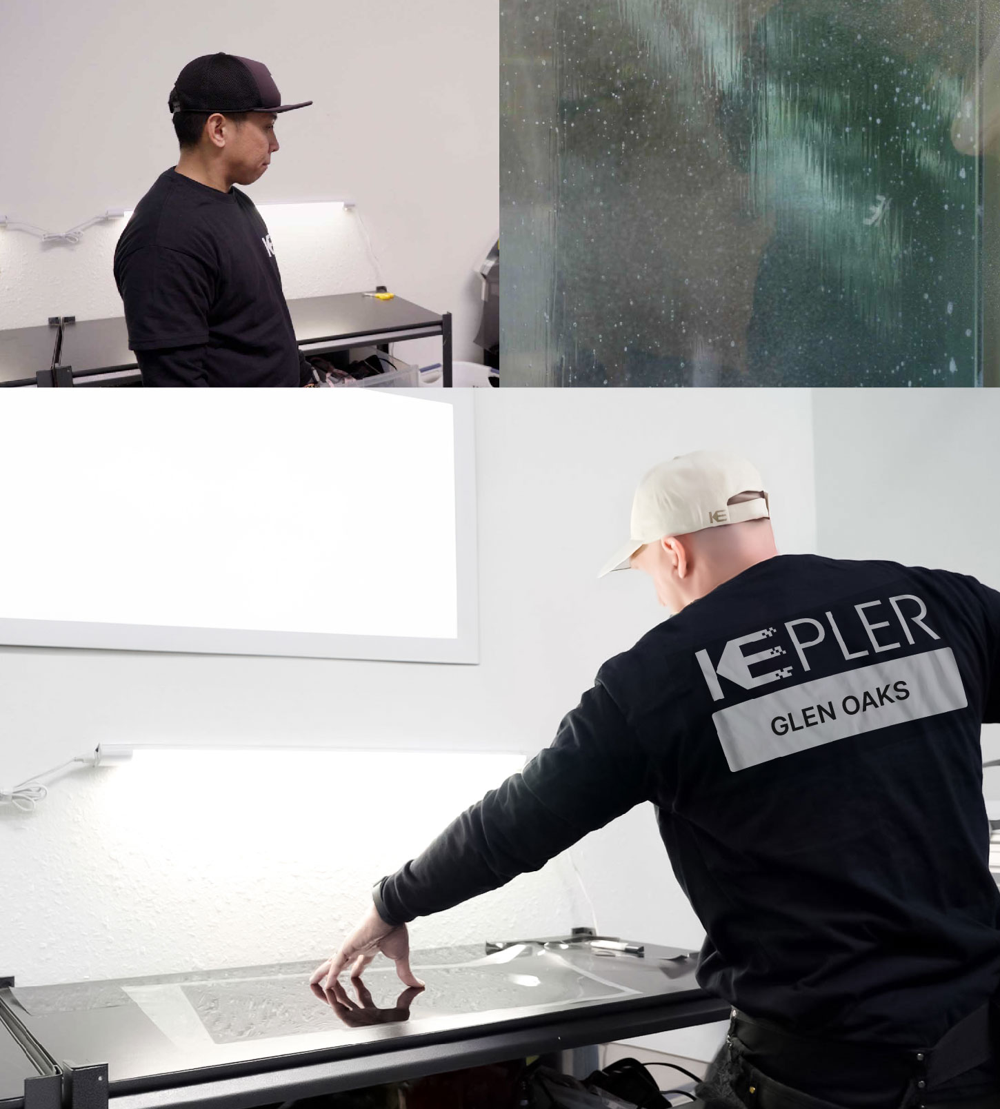 Window Tinting Specialist Cutting Film in Glen Oaks, New York