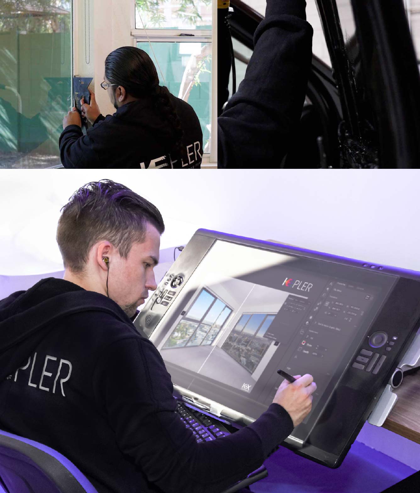 Kepler Specialist Performing Commercial Window Tinting in Ann Arbor Ann Arbor