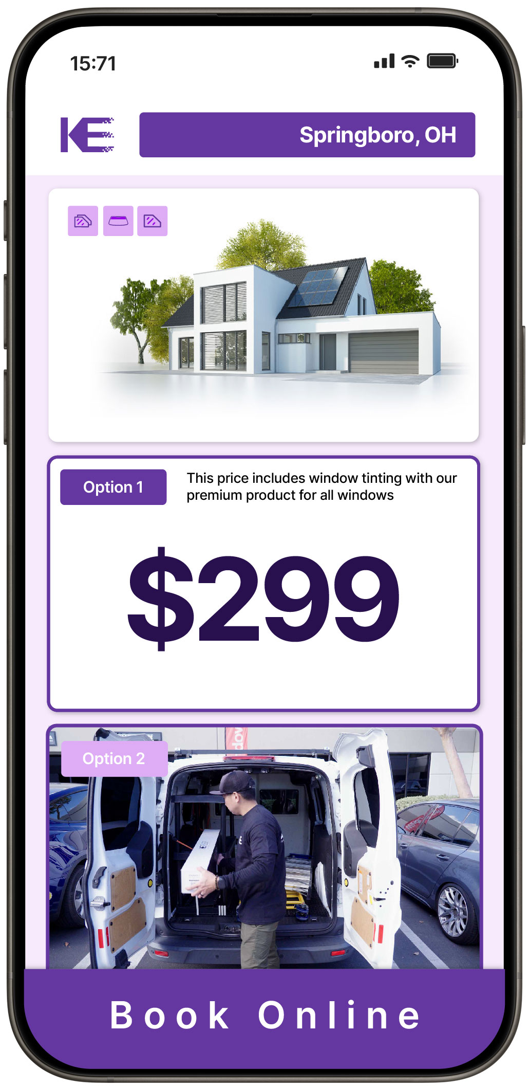 View Affordable Home Window Tinting Costs in Springboro, Ohio