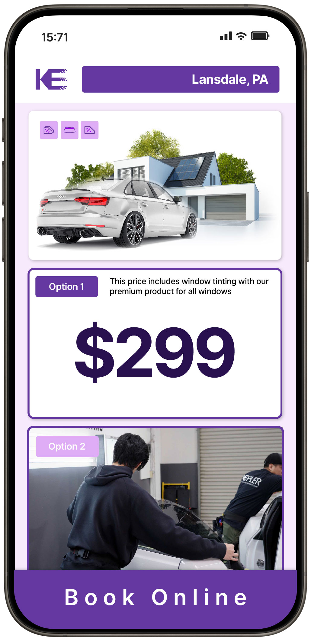 View Competitive Window Tinting Prices in Lansdale, Pennsylvania