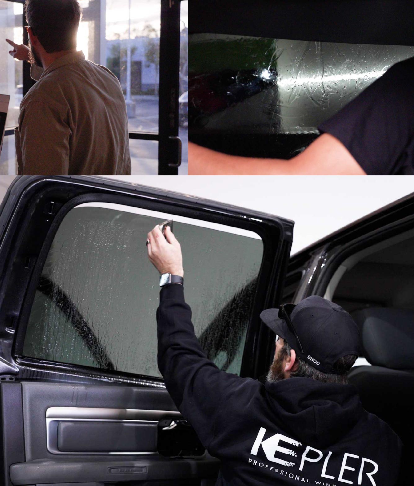 Kepler Window Tinting Specialists at Work in Guilderland, New York