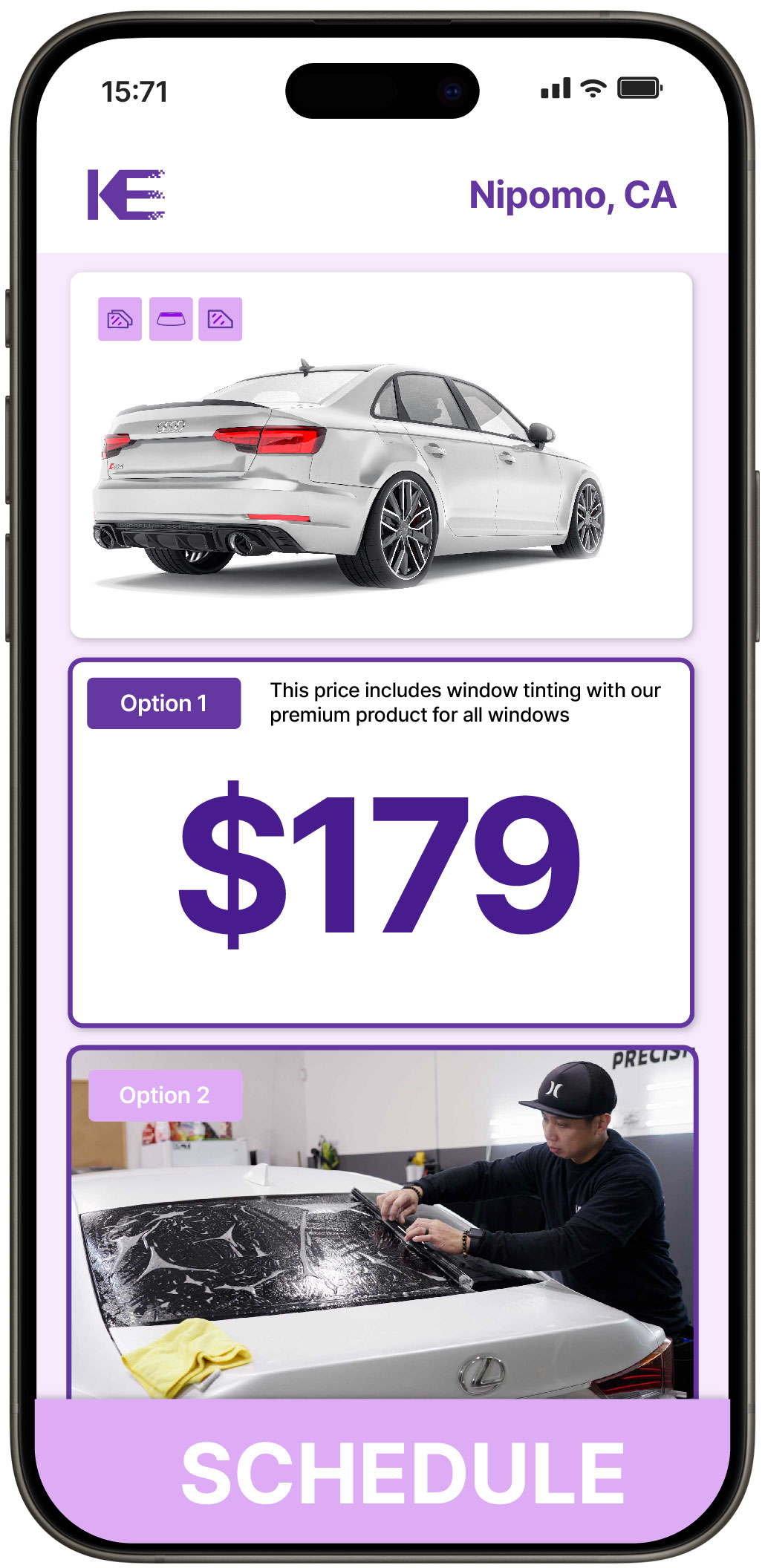 View Affordable Car Window Tinting Prices in Nipomo, California