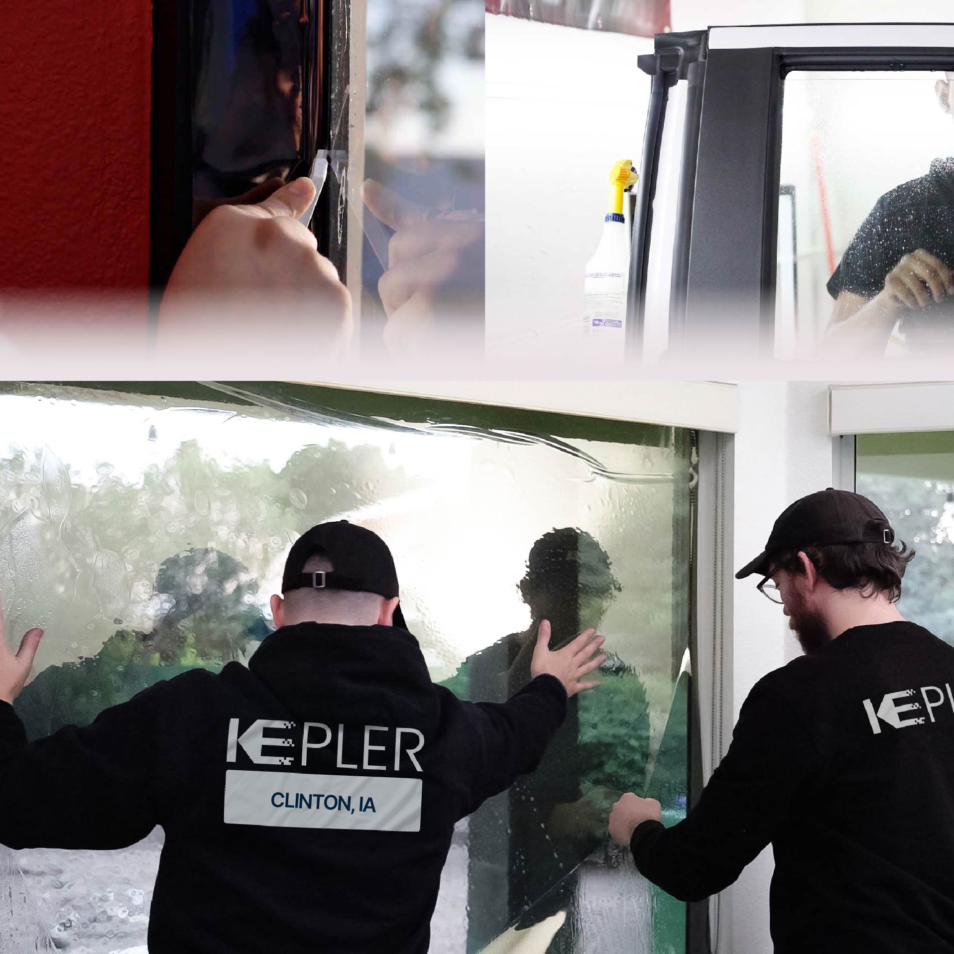 Kepler Specialist Performing Commercial Window Tinting in Clinton Clinton