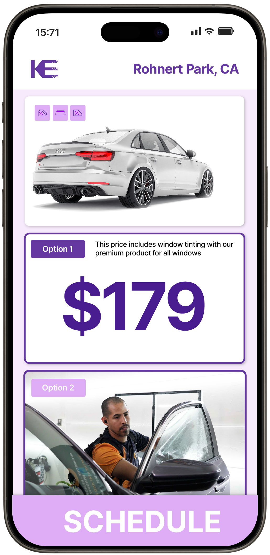 View Reasonable Car Window Tinting Costs in Rohnert Park, California