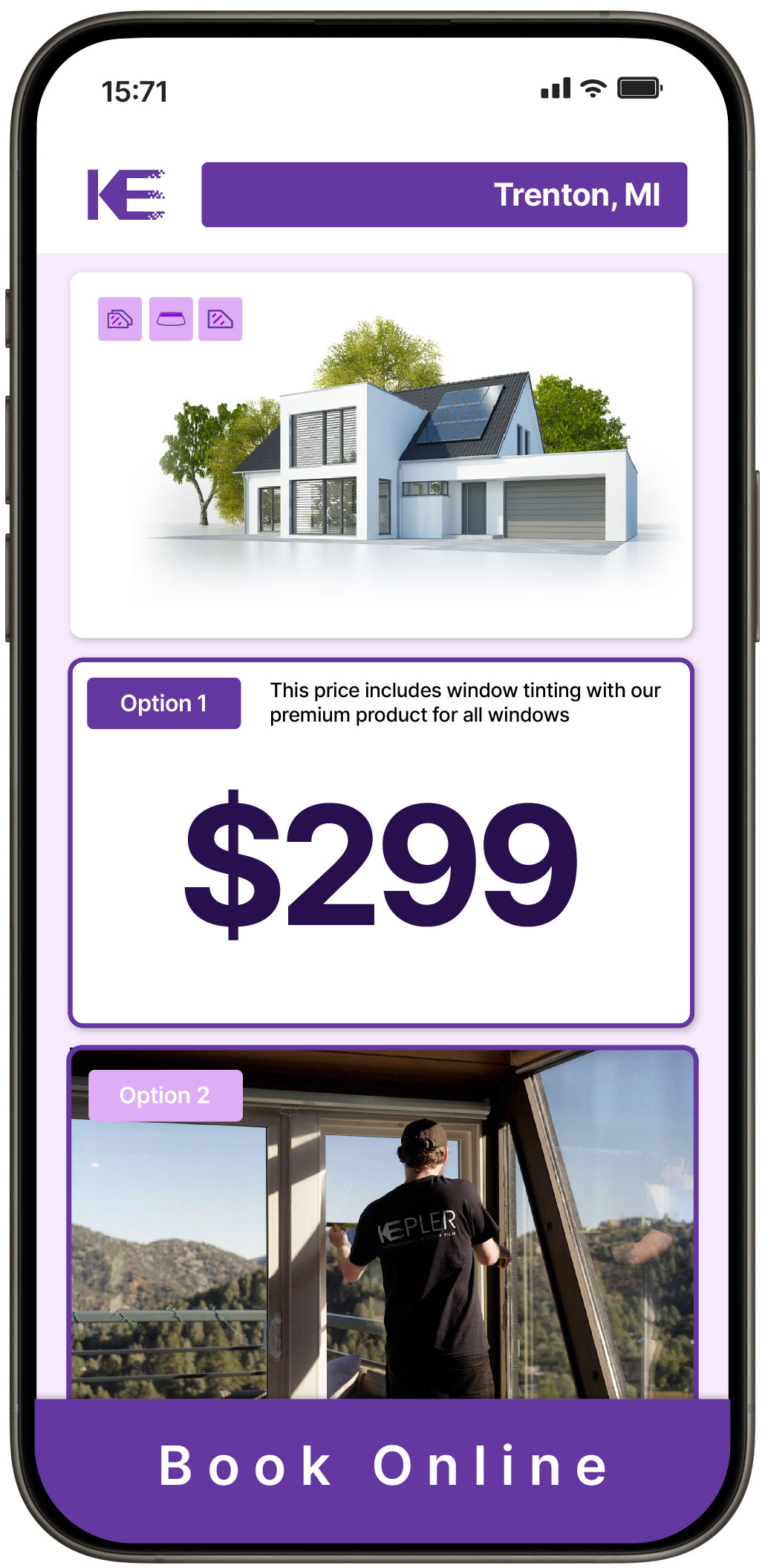 View Competitive Home Window Tinting Rates in Trenton, Michigan