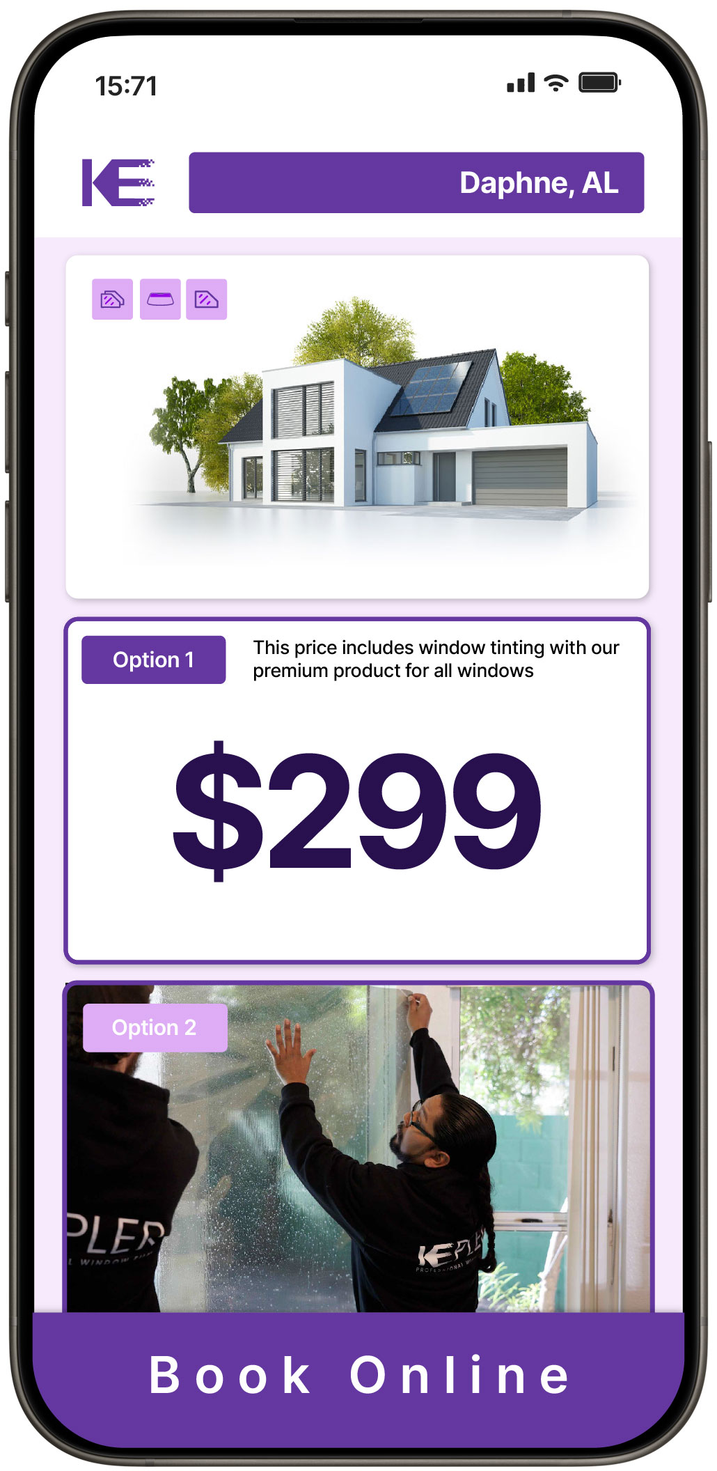 View Competitive Home Window Tinting Costs in Daphne, Alabama