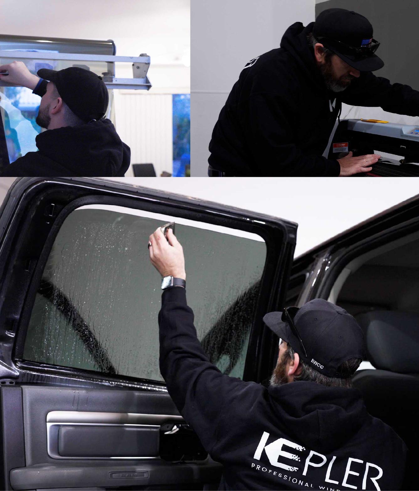 Kepler Window Tinting Specialists at Work in Chapel Hill, North Carolina