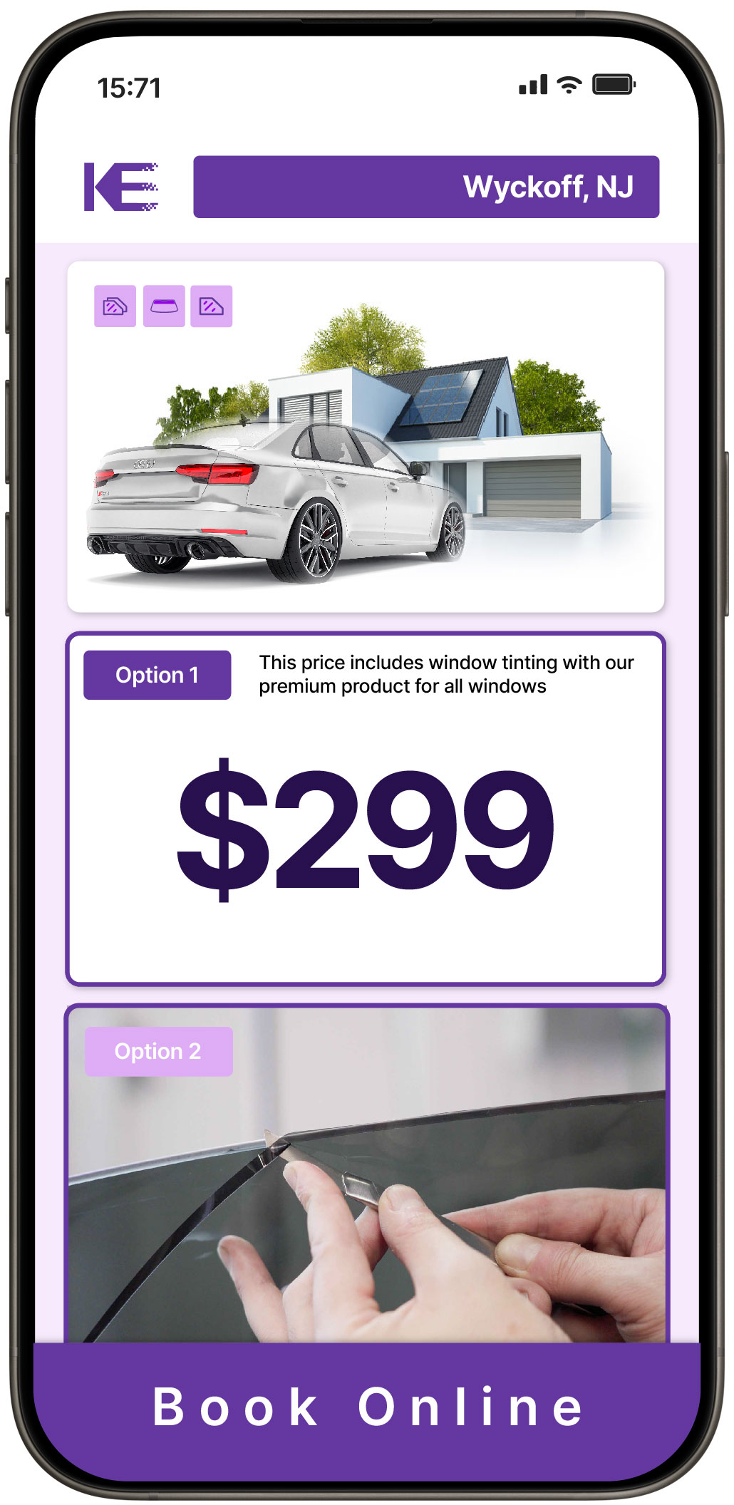 View Competitive Window Tinting Prices in Wyckoff, New Jersey