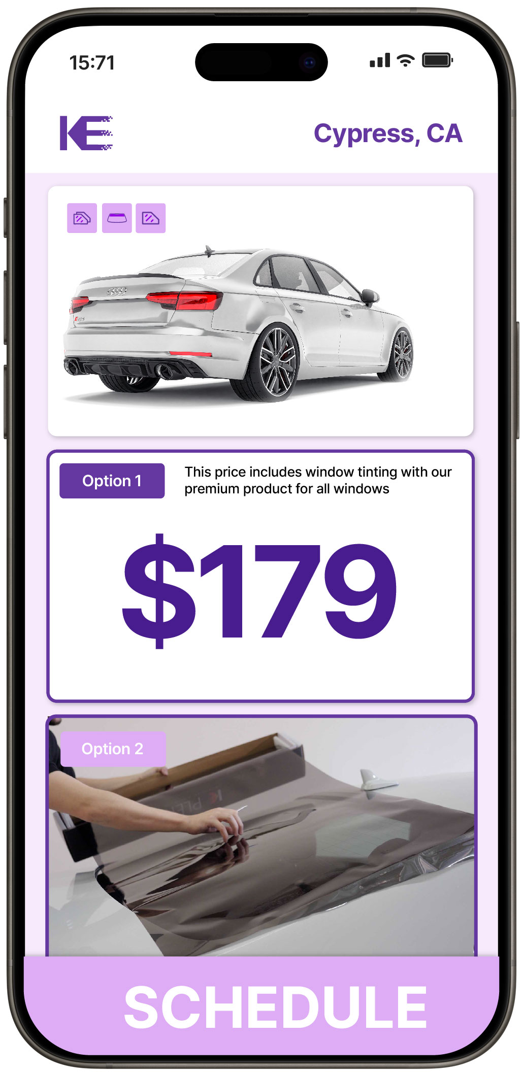 View Affordable Car Window Tinting Costs in Cypress, California