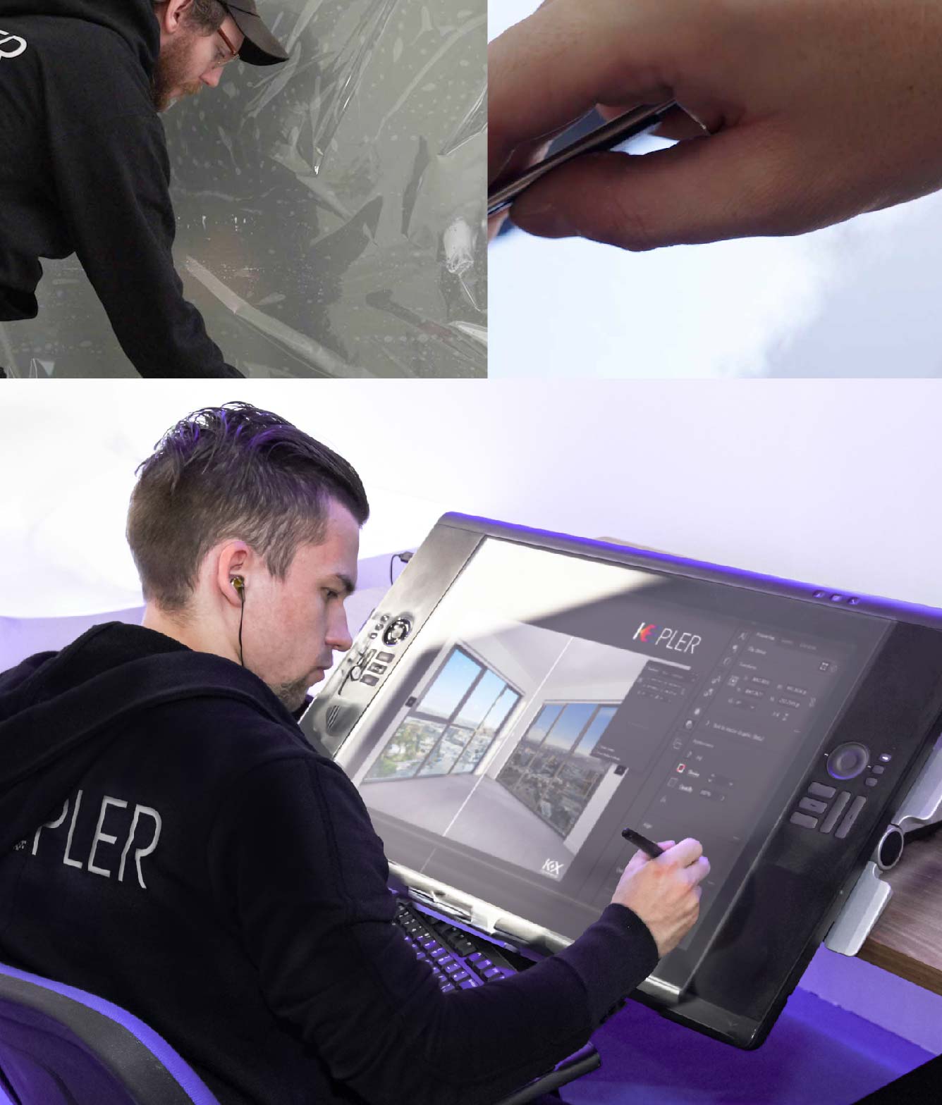 Kepler Specialist Performing Commercial Window Tinting in Belleville Belleville