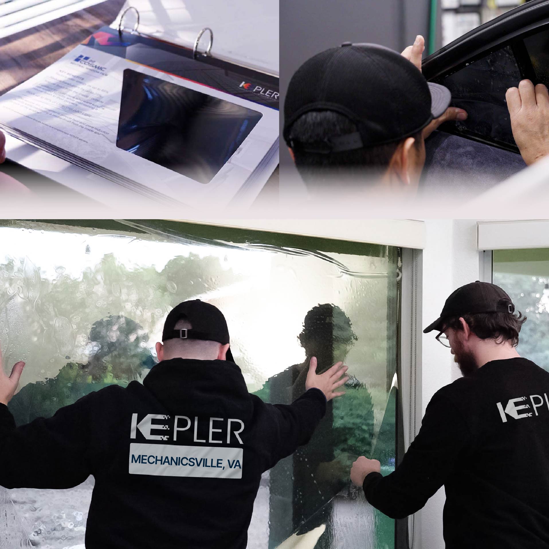 Kepler Specialist Performing Commercial Window Tinting in Mechanicsville Mechanicsville