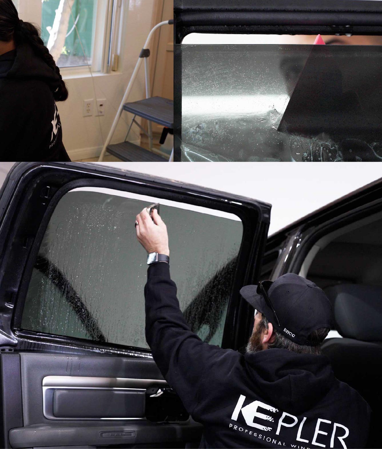 Kepler Window Tinting Specialists at Work in Fairmont, West Virginia