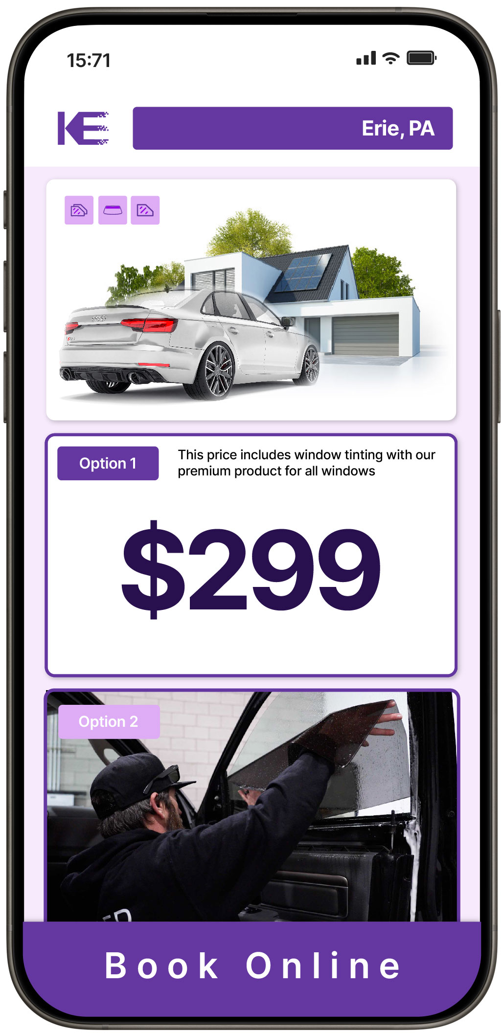 View Reasonable Tesla Window Tinting Prices in Upper Darby, Pennsylvania