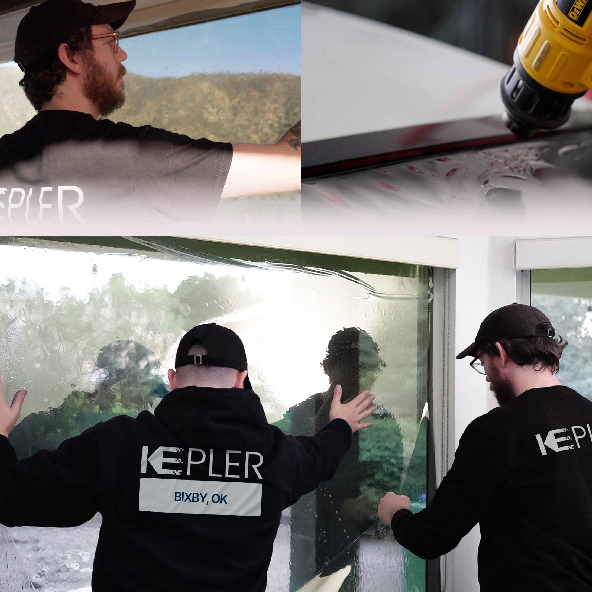 Kepler Specialist Performing Commercial Window Tinting in Bixby Bixby