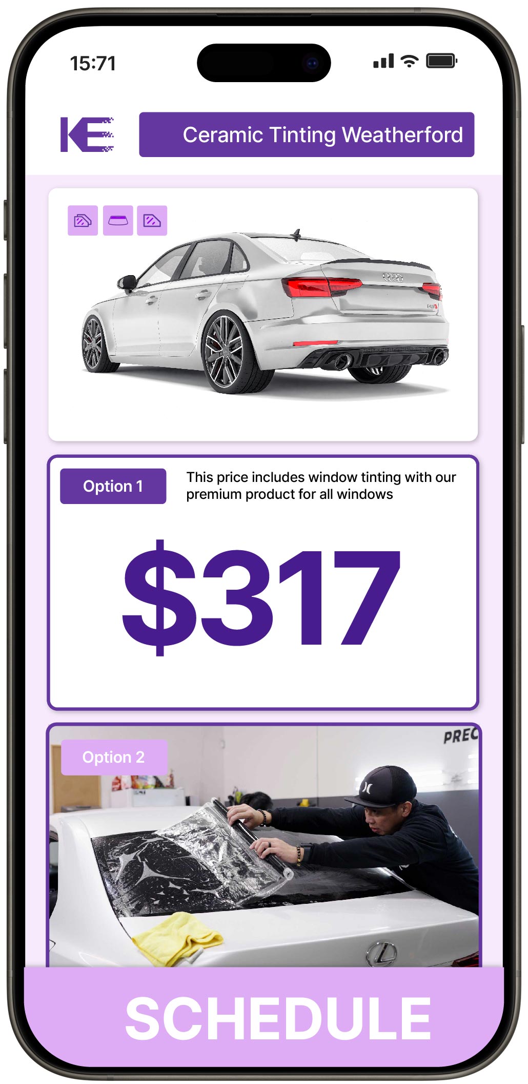 View Competitive Ceramic Window Tinting Prices in Weatherford, Texas