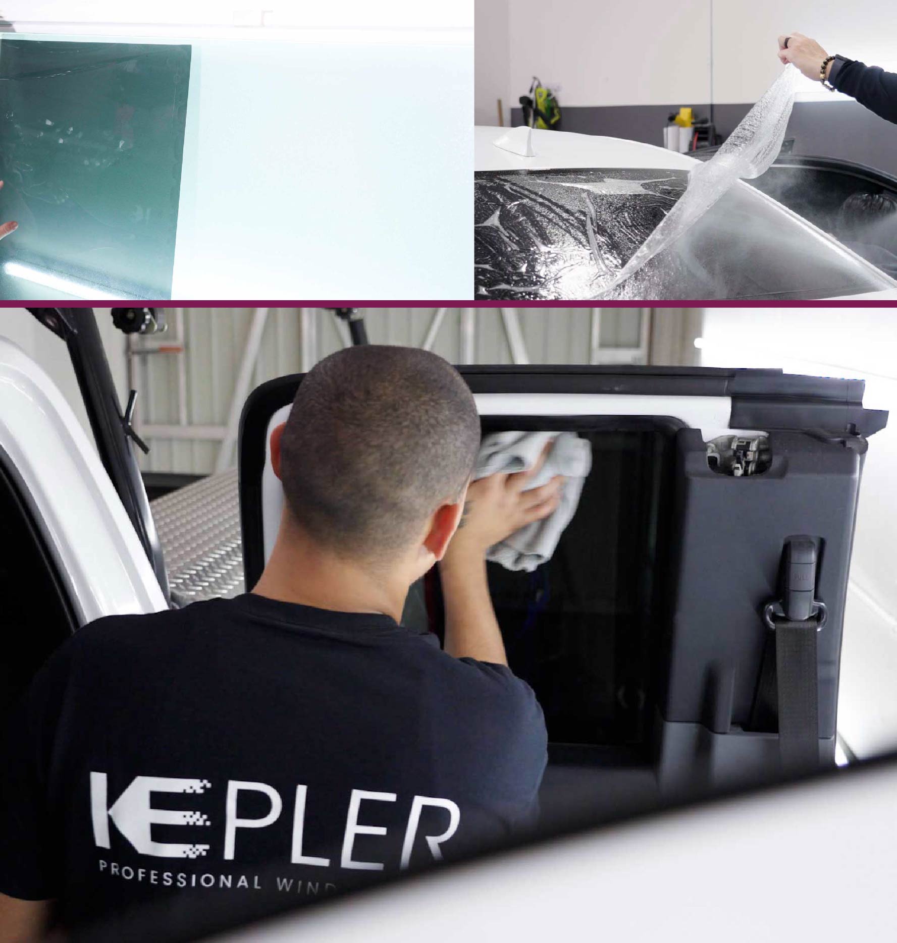 Kepler Dealer Installing Automotive Window Tint in Montana