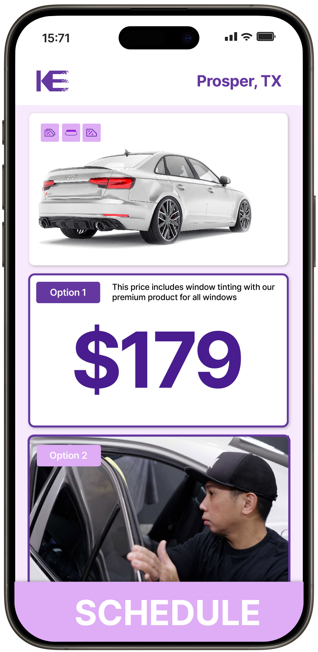 View Affordable Car Window Tinting Prices in Prosper, Texas