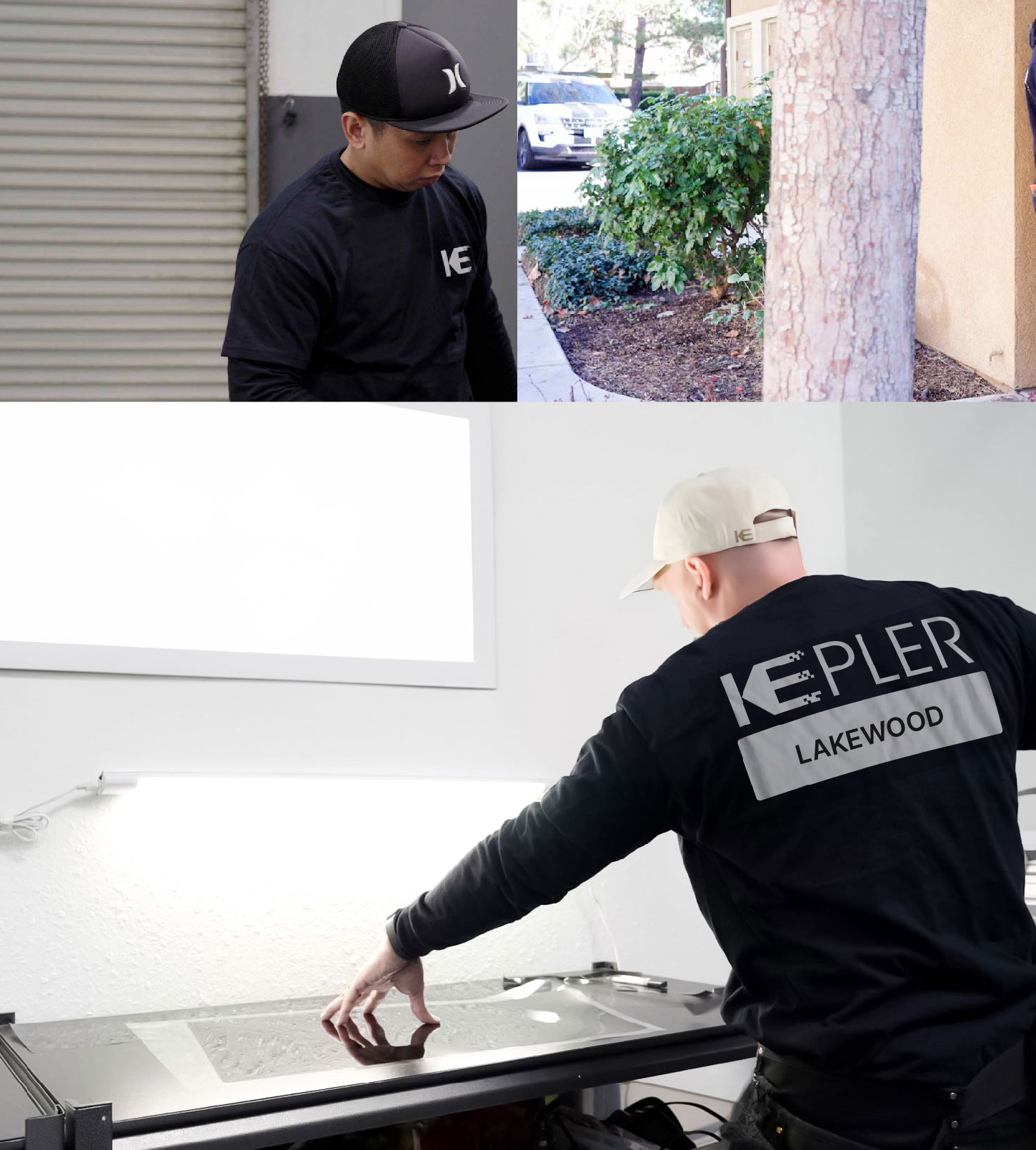 Window Tinting Specialist Cutting Film in Lakewood, New Jersey
