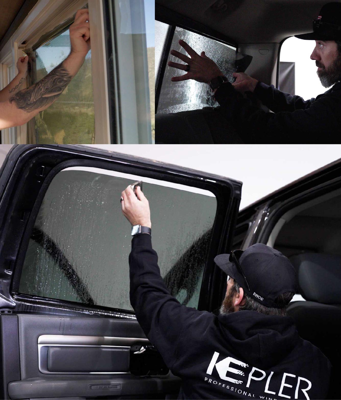 Kepler Window Tinting Specialists at Work in Santa Ana, California
