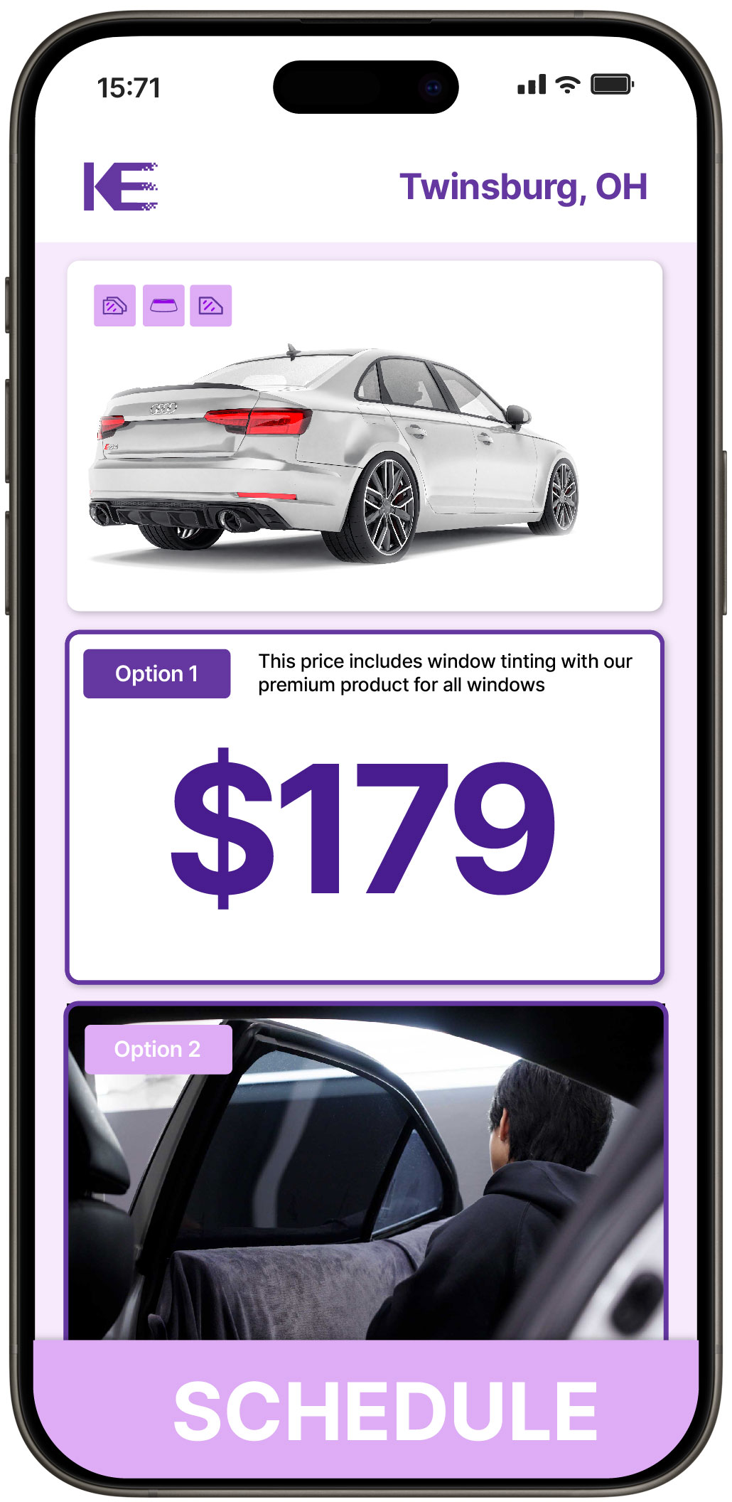 View Reasonable Car Window Tinting Rates in Twinsburg, Ohio