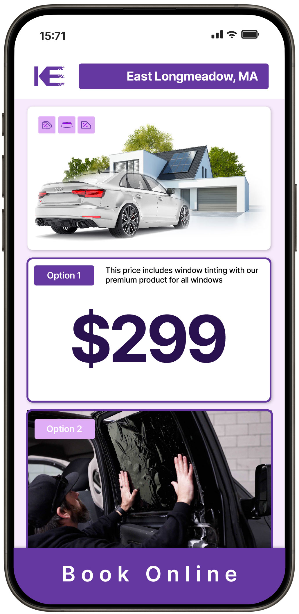 View Reasonable Tesla Window Tinting Prices in Northampton, Massachusetts