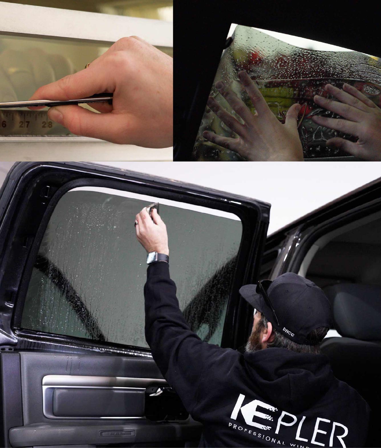 Kepler Window Tinting Specialists at Work in Pearland, Texas
