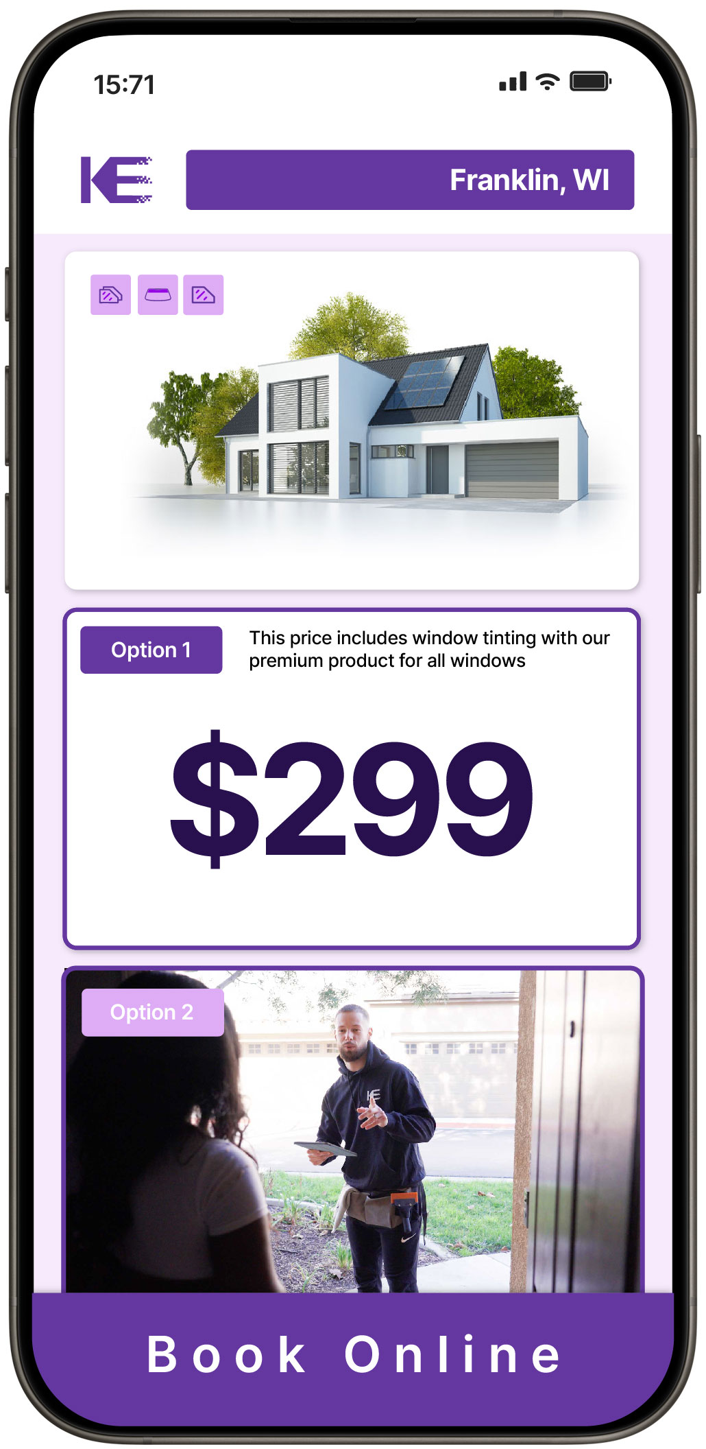 View Reasonable Home Window Tinting Rates in Franklin, Wisconsin