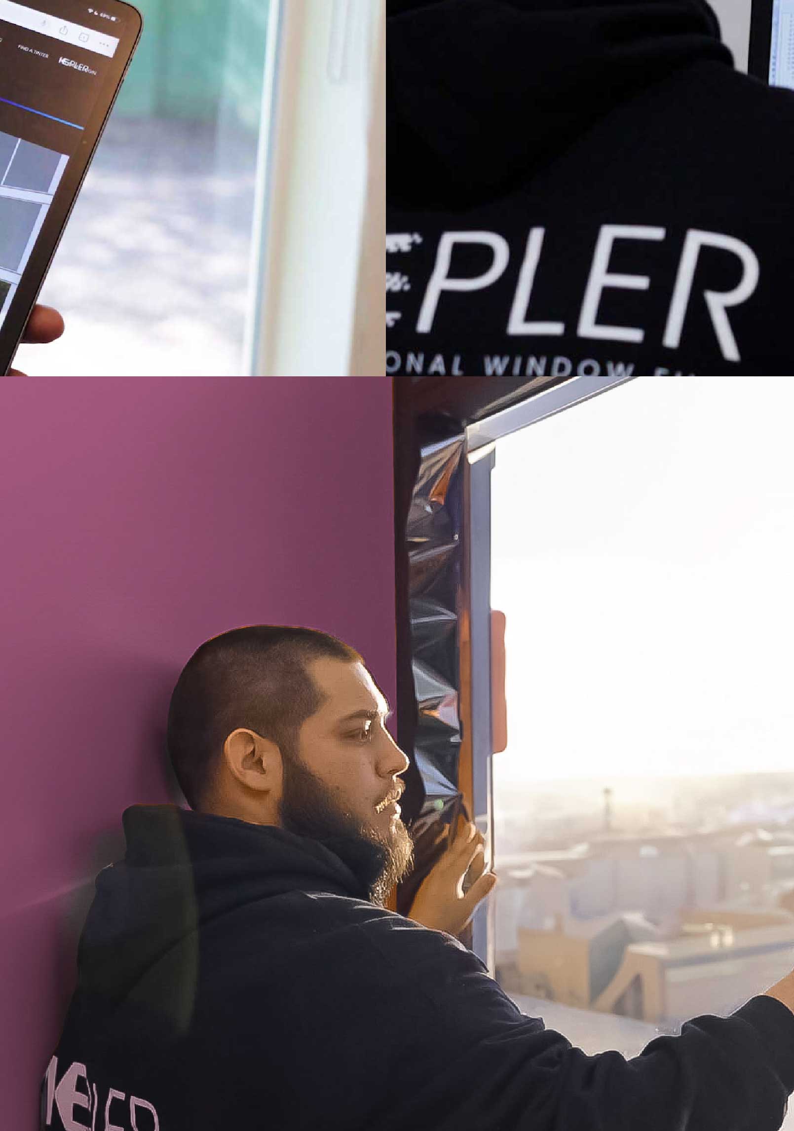 Kepler Specialist Installing Security Window Film in Zionsville Indiana