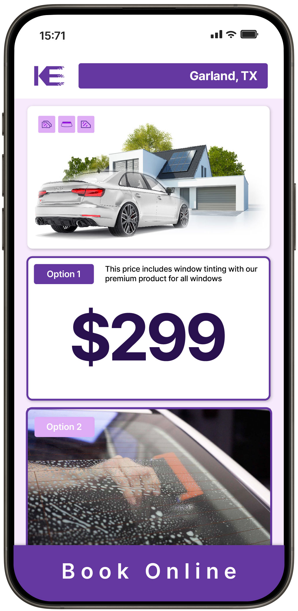 View Affordable Tesla Window Tinting Rates in Cleburne, Texas