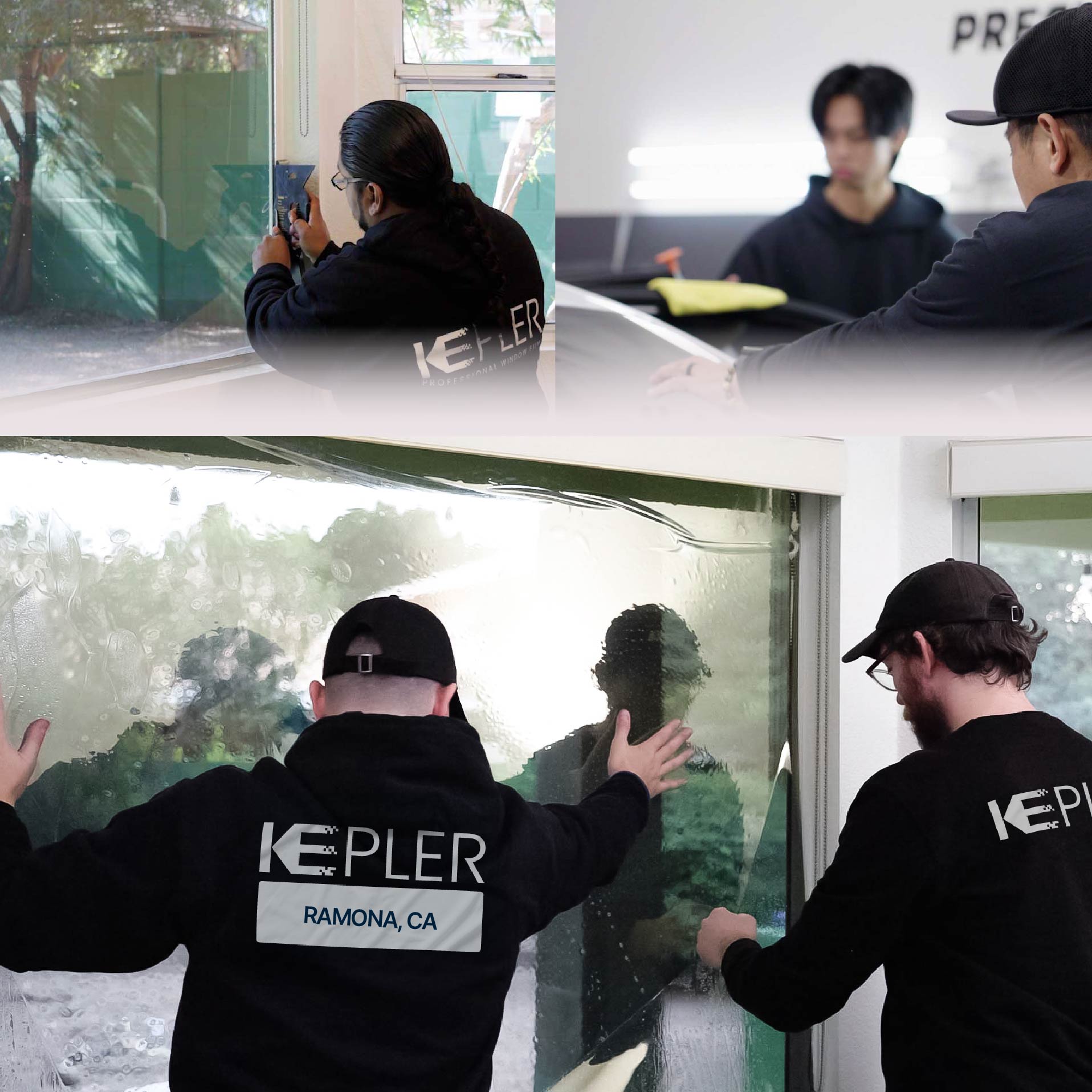 Kepler Specialist Performing Commercial Window Tinting in Ramona Ramona