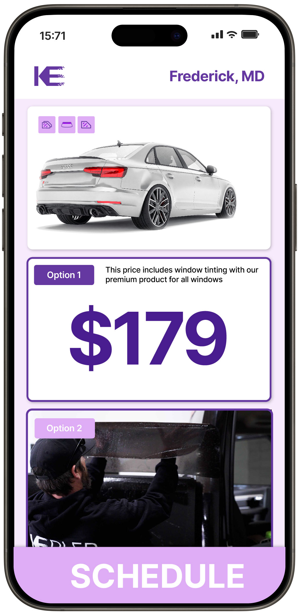 View Reasonable Car Window Tinting Costs in Frederick, Maryland