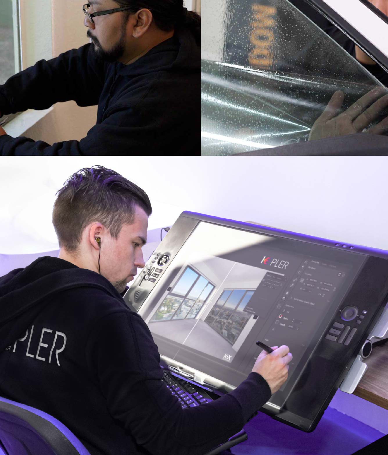 Kepler Specialist Performing Commercial Window Tinting in Merritt Island Merritt Island