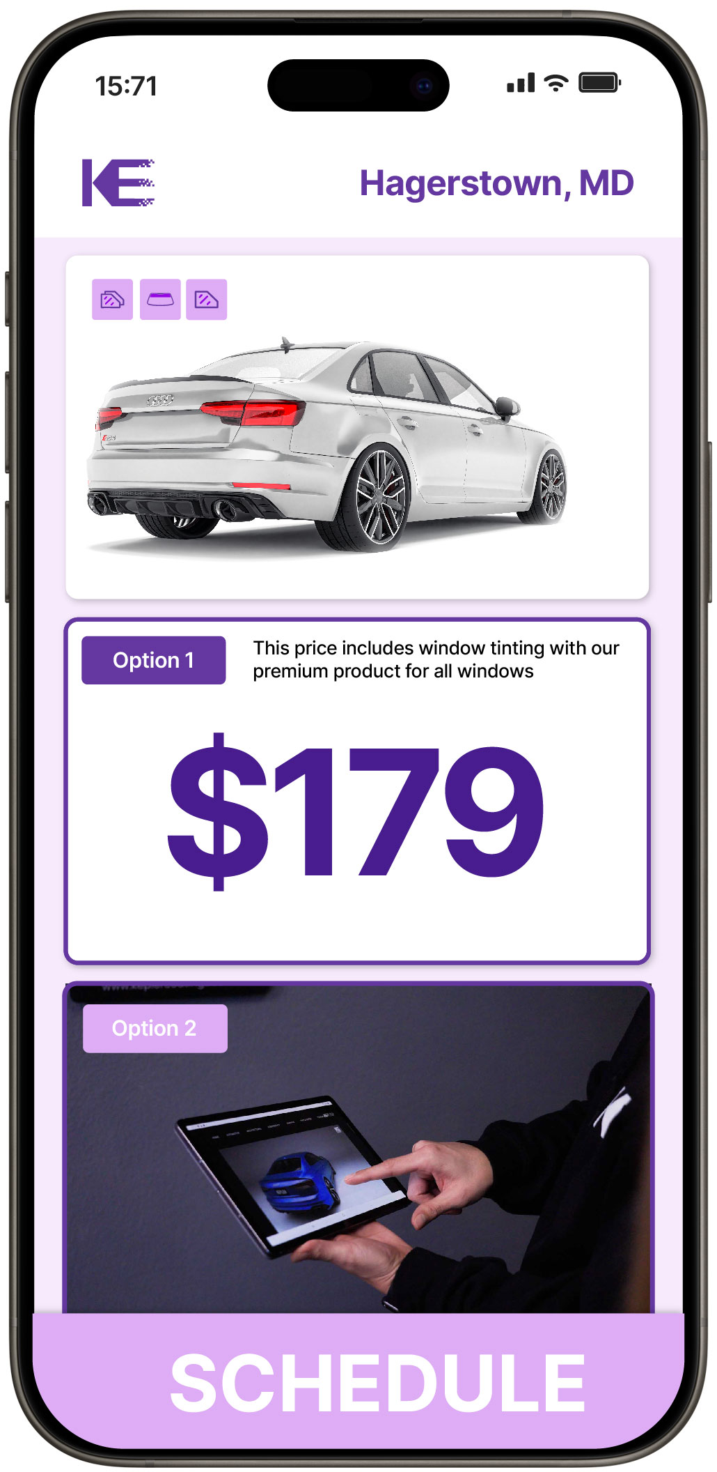 View Reasonable Car Window Tinting Prices in Hagerstown, Maryland