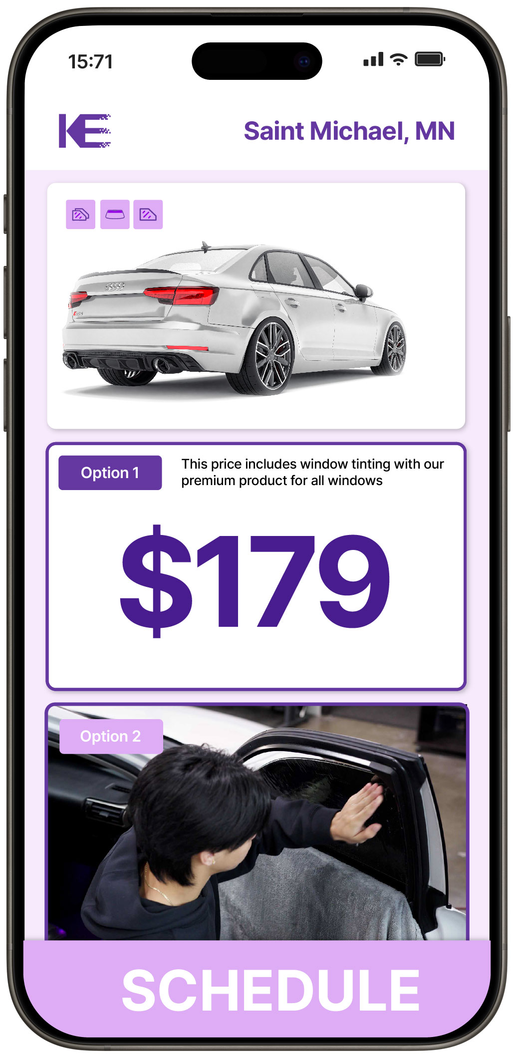 View Competitive Car Window Tinting Rates in Saint Michael, Minnesota