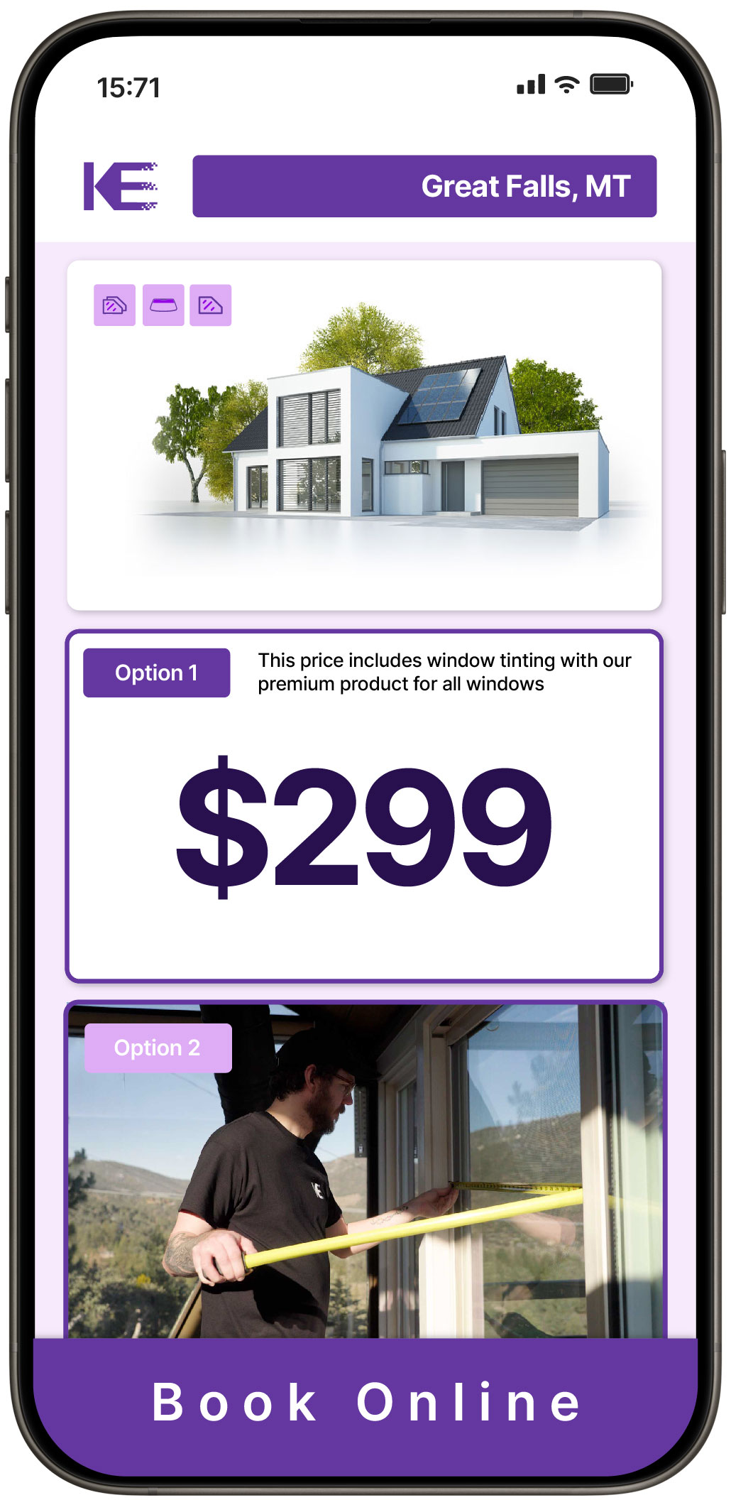 View Competitive Home Window Tinting Prices in Great Falls, Montana
