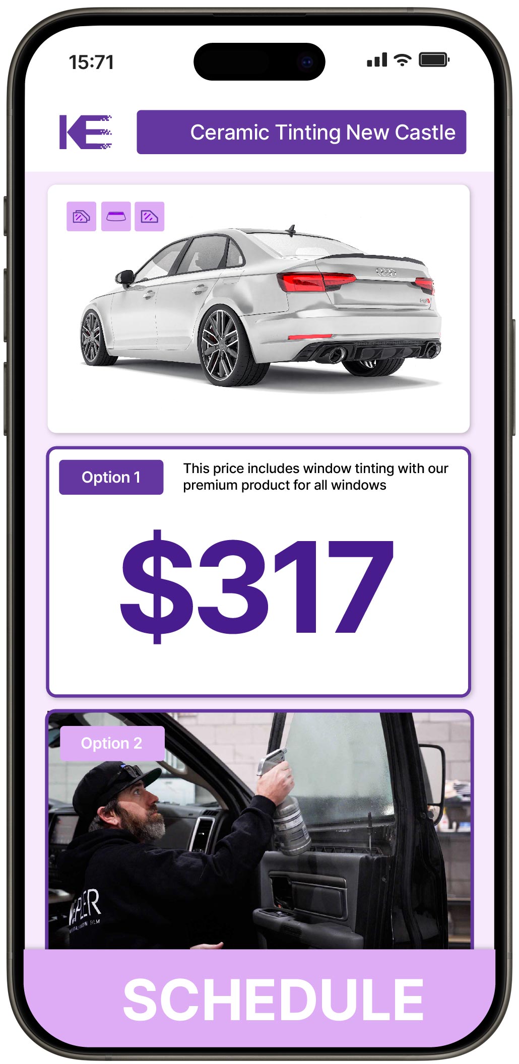 View Reasonable Ceramic Window Tinting Prices in New Castle, Pennsylvania