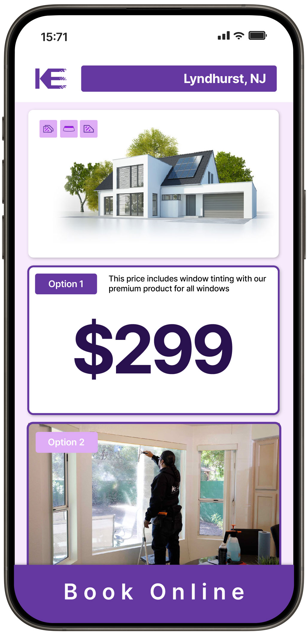 View Competitive Home Window Tinting Prices in Lyndhurst, New Jersey