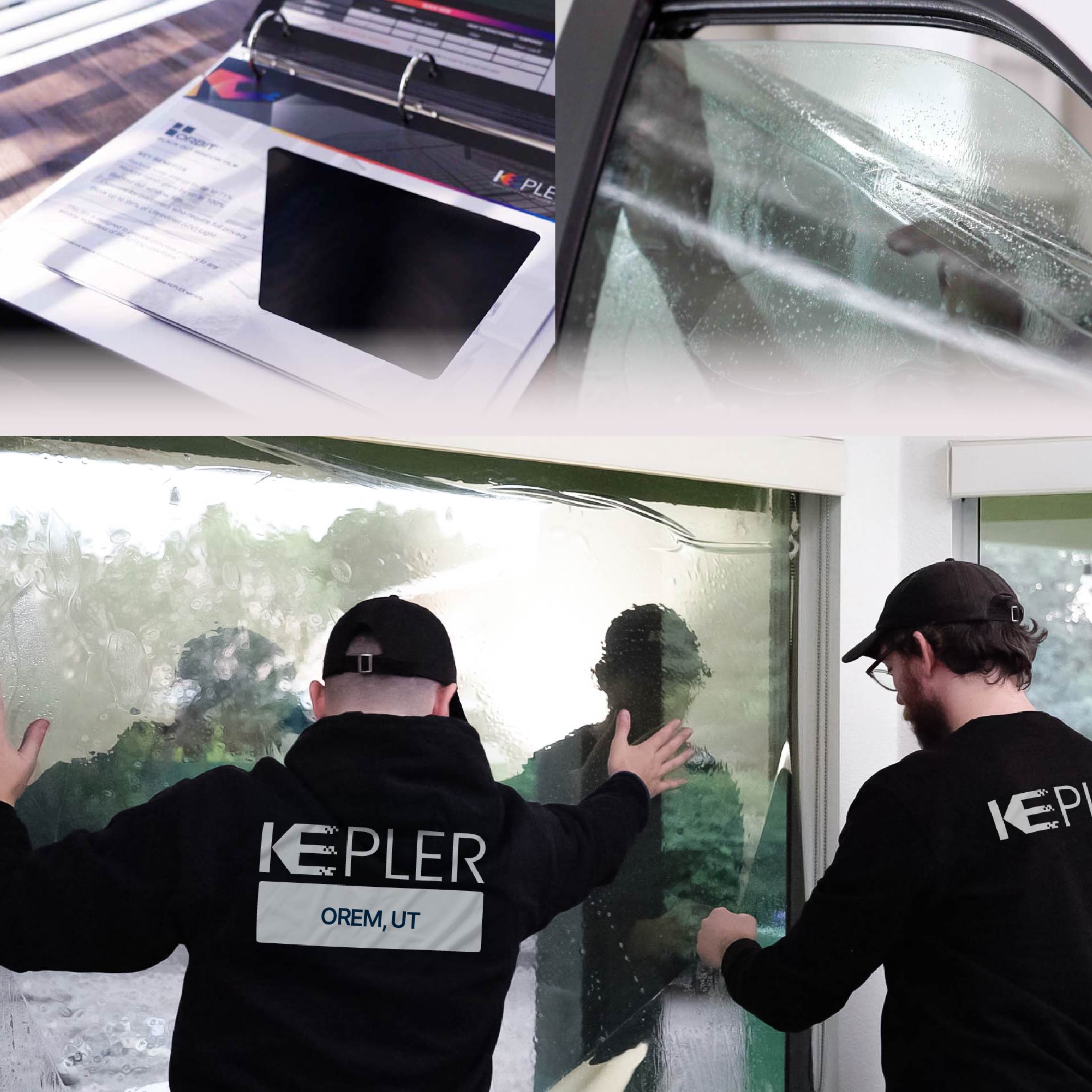 Kepler Specialist Performing Commercial Window Tinting in Orem Orem