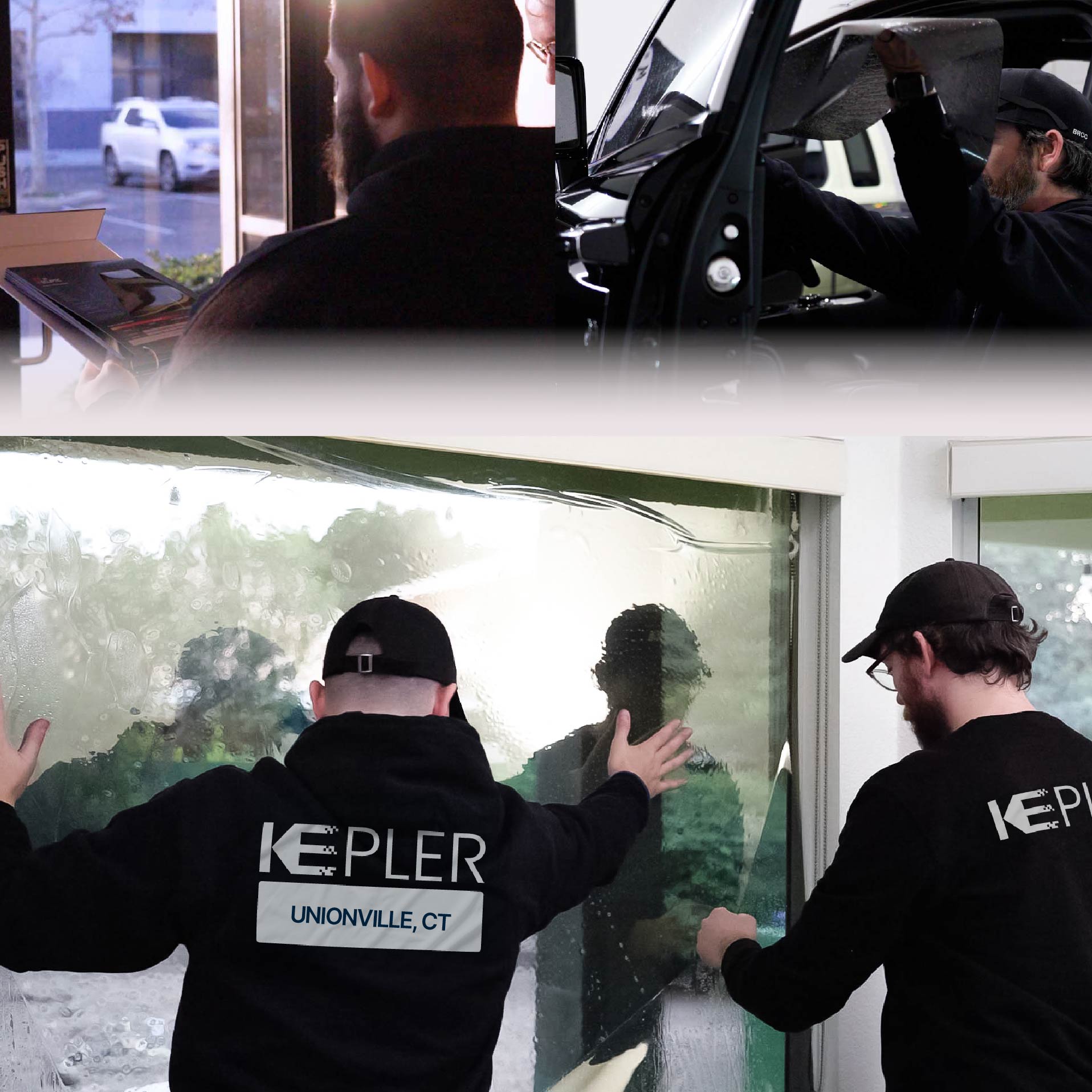 Kepler Specialist Performing Commercial Window Tinting in Unionville Unionville