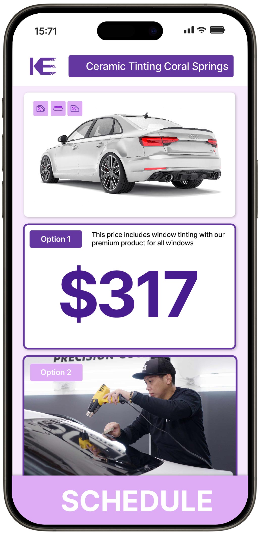 View Reasonable Ceramic Window Tinting Rates in Coral Springs, Florida