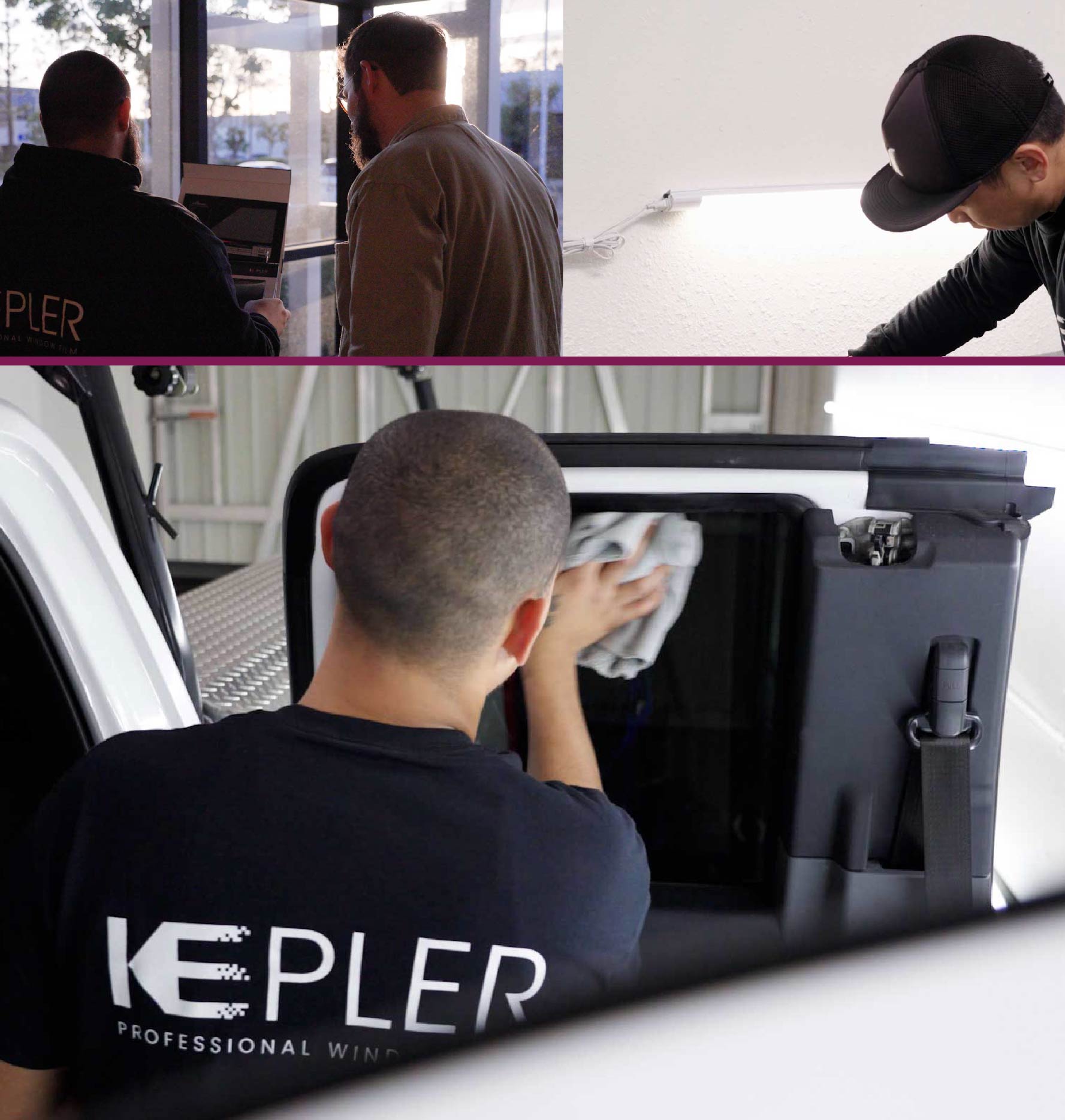 Kepler Dealer Installing Automotive Window Tint in Kansas