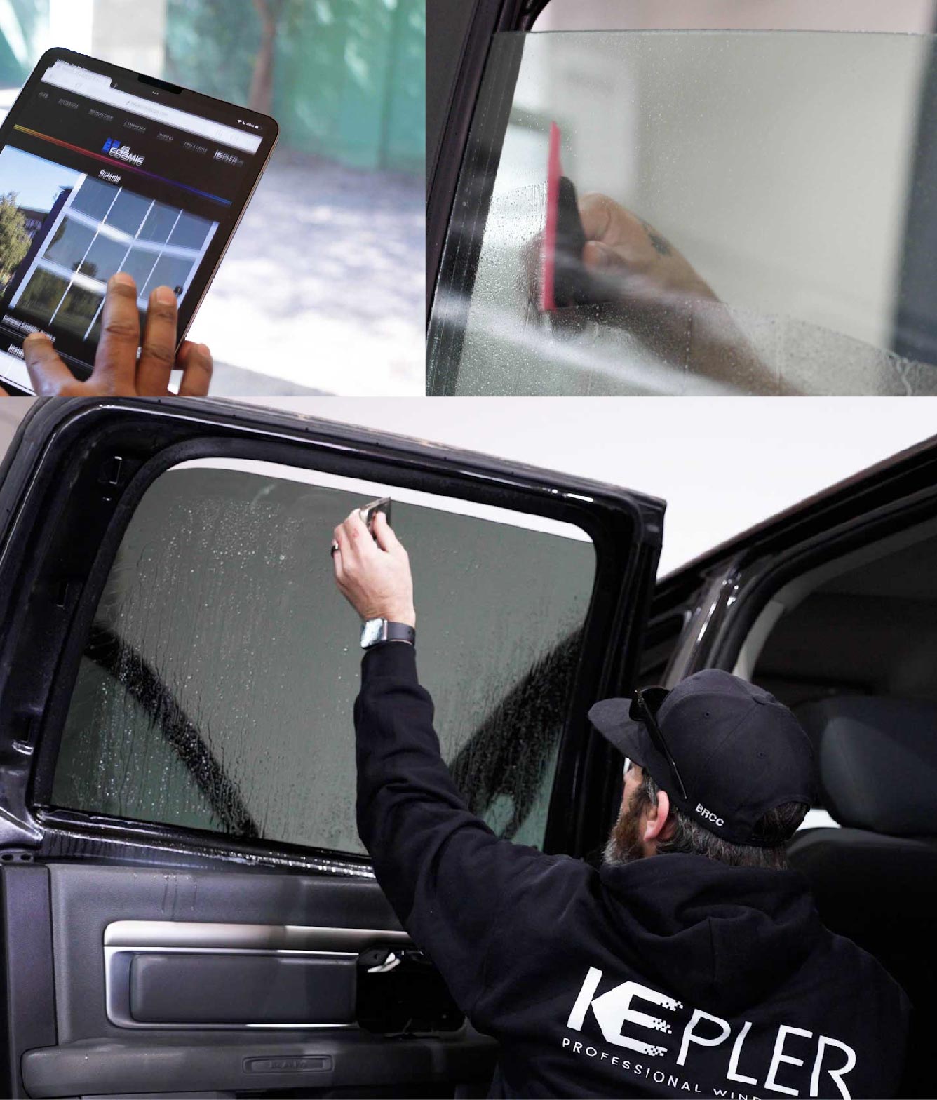 Kepler Window Tinting Specialists at Work in Costa Mesa, California
