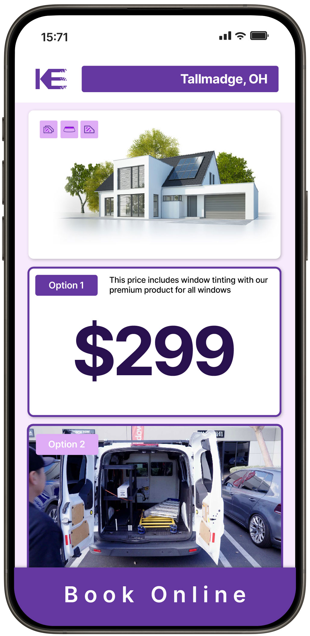 View Competitive Home Window Tinting Costs in Tallmadge, Ohio