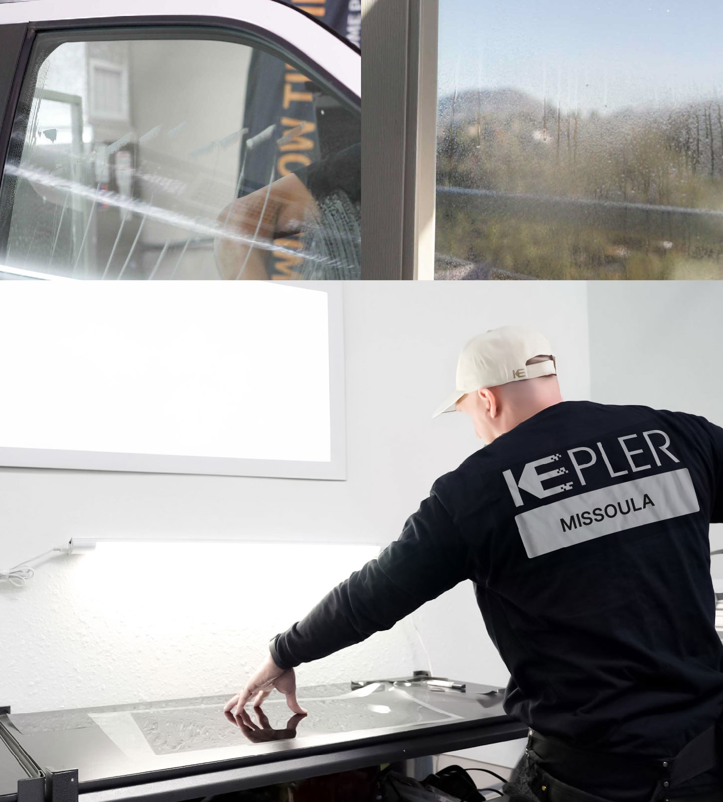 Window Tinting Specialist Cutting Film in Missoula, Montana