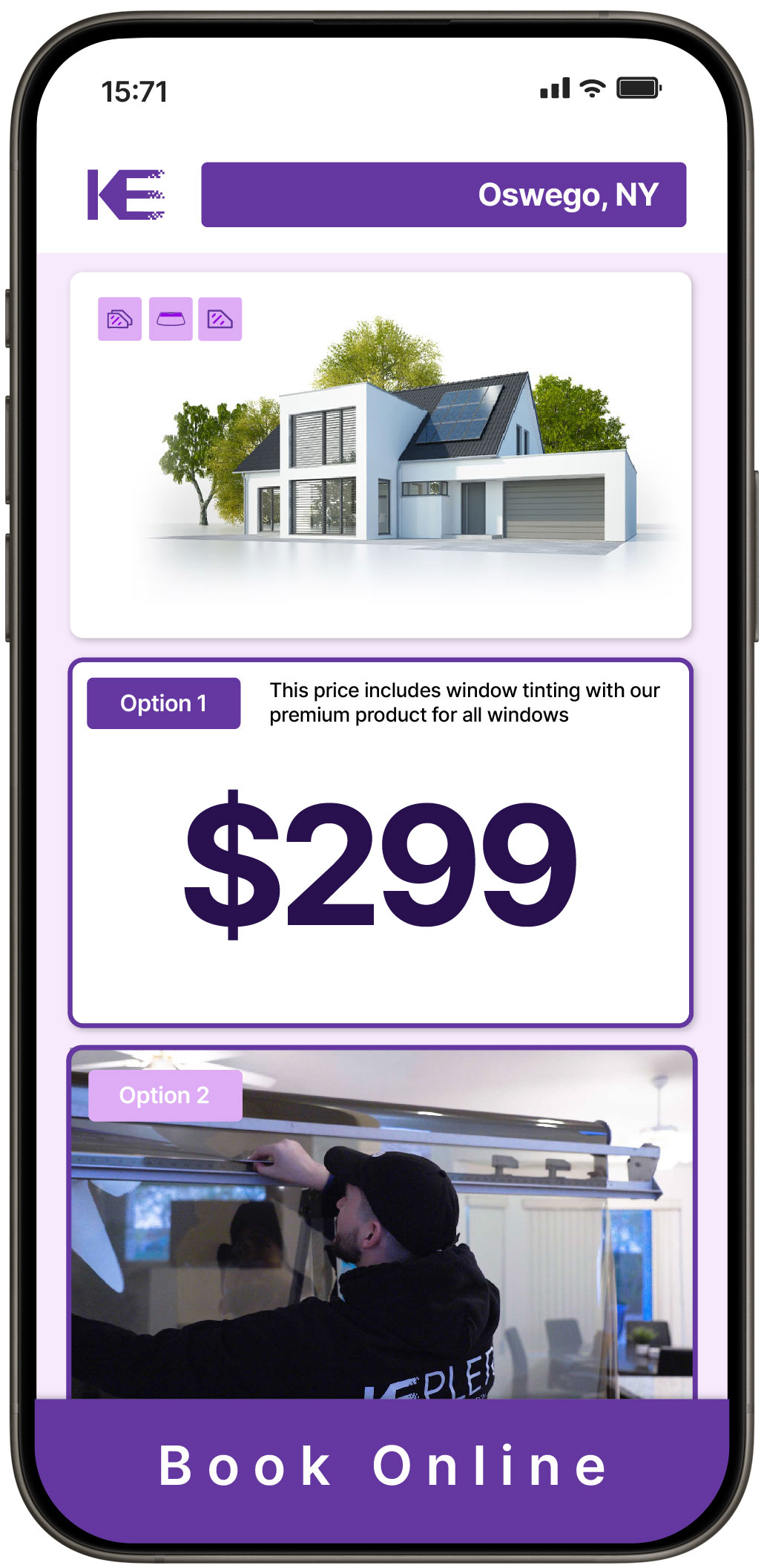 View Reasonable Home Window Tinting Rates in Oswego, New York