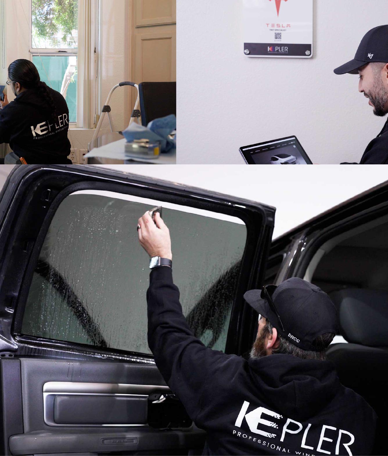 Kepler Window Tinting Specialists at Work in Kingsville, Texas