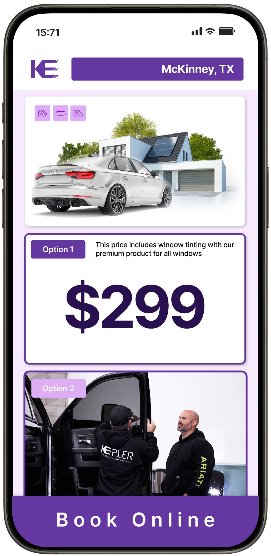 View Competitive Tesla Window Tinting Costs in Gainesville, Texas