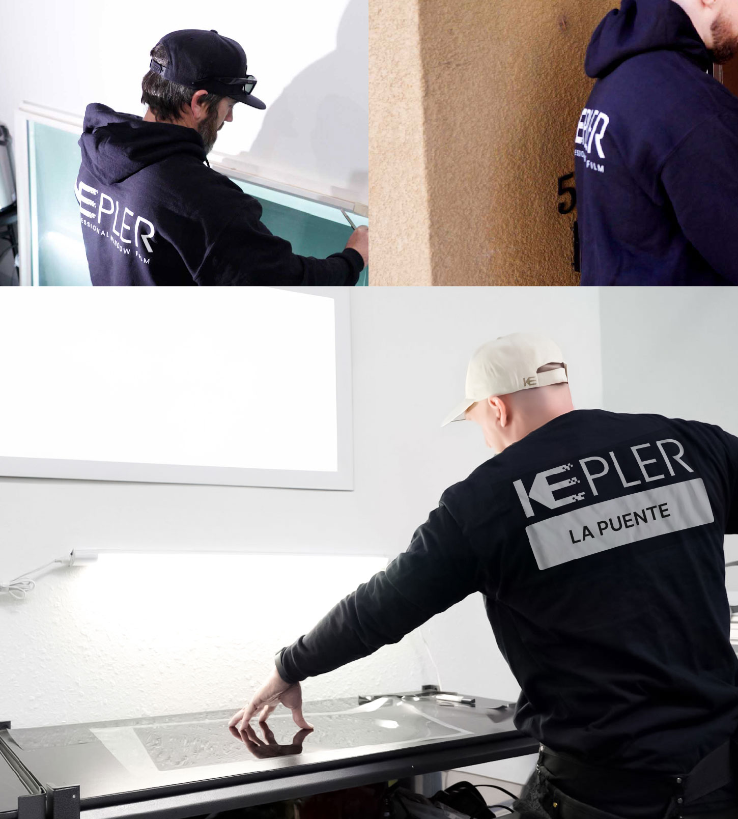 Window Tinting Specialist Cutting Film in La Puente, California