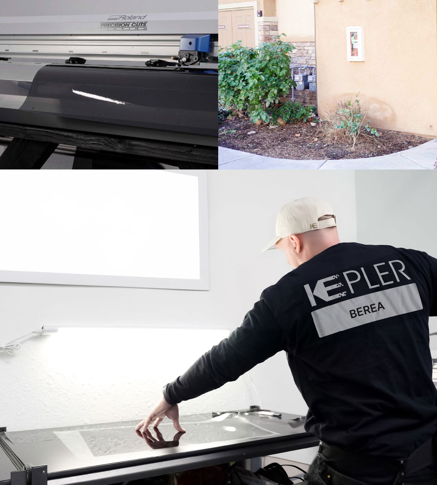 Window Tinting Specialist Cutting Film in Berea, Kentucky